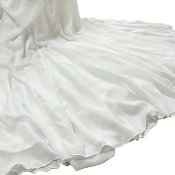 Vintage Flowy Goddess Greco-Roman Greek Goddess Wedding Dress Off Shoulder Dress - Picture 4 of 4